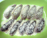 鯵の梅しそと香草２種パン粉焼き作り方5写真