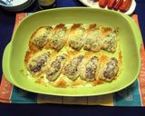 鯵の梅しそと香草２種パン粉焼き作り方7写真