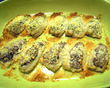 鯵の梅しそと香草２種パン粉焼き作り方6写真