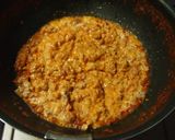 ミートソースパスタ（クリーム入り）作り方5写真