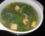 セロリの葉のスープ作り方5写真
