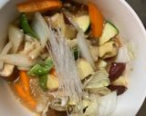 お一人様洋風梅味根菜たっぷり野菜炒め作り方16写真