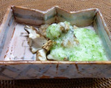 焼きシイタケの翡翠とろろかけ作り方3写真
