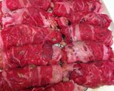 牛肉巻きのきのこサワークリーム煮作り方3写真