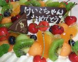 スクエア型・ホワイトチョコレートケーキ☆作り方18写真