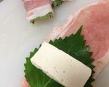 豆腐と大葉の豚肉巻きトマトソースで！作り方1写真