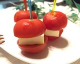 ミニトマトとチーズが結婚しました！作り方4写真
