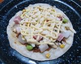 トルティーヤピザ(醤油麹風味)作り方4写真