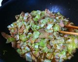 キャベツと豚肉の♥あんかけ肉チャーハン♫作り方8写真
