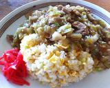 キャベツと豚肉の♥あんかけ肉チャーハン♫作り方9写真