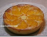 オレンジ・チーズケーキ作り方12写真