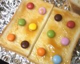 息子考案〜マーブルチョコ●トースト○作り方2写真