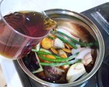 巾着茄子と車麩の煮物作り方8写真