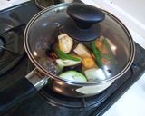 巾着茄子と車麩の煮物作り方9写真