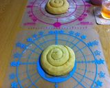 大きなくるくる甘いパン。作り方8写真