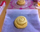 大きなくるくる甘いパン。作り方9写真