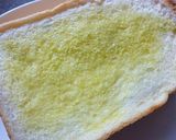葱×椎茸茶×塩昆布のトースト作り方2写真