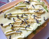 葱×椎茸茶×塩昆布のトースト作り方4写真