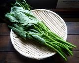 茹で空芯菜のハバネロソース　京都カフェ作り方1写真
