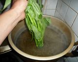 茹で空芯菜のハバネロソース　京都カフェ作り方2写真