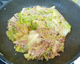 簡単☆あっさり和風麻婆キャベツ♪作り方6写真