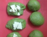 抹茶とホワイトチョコのパン作り方4写真