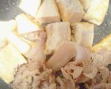 美味！豆腐とニラと豚バラの炒めもの作り方4写真