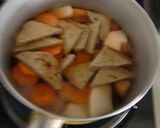 じゃこ天と醤油で味付ける、夏の煮物♬作り方3写真