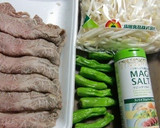 シシトウともやしの蒸し焼きにマジソルを♪作り方1写真