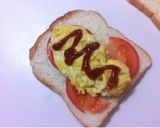 とろ〜りチーズオムレツとトマトのパニーニ作り方5写真