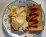 朝食に！ふわふわ卵のトーストサンド♪作り方4写真