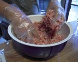 BBQで　うずまきウインナー作り方1写真