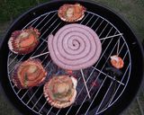 BBQで　うずまきウインナー作り方9写真