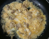 我が家の親子丼☆めんつゆ仕立て☆作り方4写真