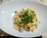 我が家の親子丼☆めんつゆ仕立て☆作り方5写真