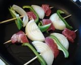 家で作るバーベキュー☆豚串作り方4写真
