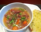 夏ばて解消 大麦ビーフ スープ作り方10写真