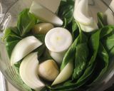 オイル控えめバジルパスタ作り方1写真
