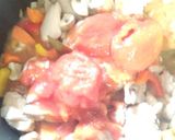 鶏肉オレンジ煮込みトースト丼作り方3写真