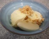 バニラアイスのオリーブオイルがけ作り方3写真