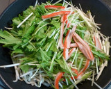 あと1品に！もやしと水菜のオイスター炒め作り方2写真