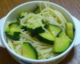 ズッキーニとタコのシソたっぷりパスタ作り方8写真