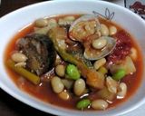 簡単!!アサリと夏野菜のビーンズスープ作り方18写真