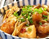 ■鶏肉・きのこ・豆腐のとろっと甘辛生姜煮作り方7写真