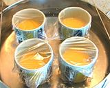地獄蒸しで，うにの茶わん蒸し作り方4写真