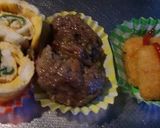 レトルト豚丼で煮込むお弁当のおかず挽き肉作り方4写真