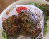 奄美大島発♪もずくと竹輪のモチモチ天ぷら作り方12写真