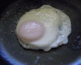 目玉焼き生ハムのせトースト作り方1写真