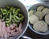 和風ペペロンチーノ。夏野菜ver．作り方1写真