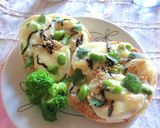 長芋×枝豆の塩昆布トースト作り方7写真